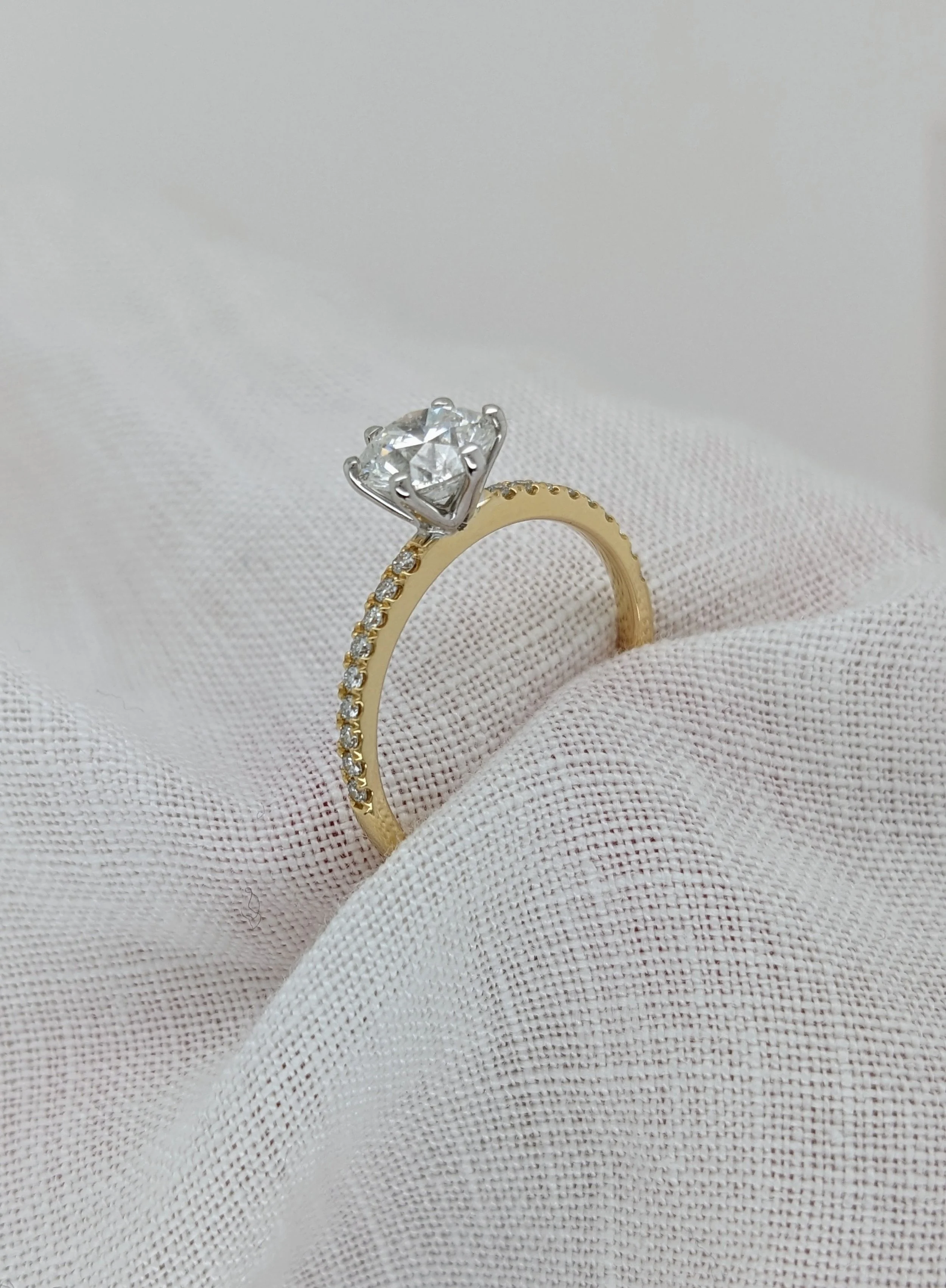 Coco Diamond 18ct Yellow Gold Ring Lucy In The Sky